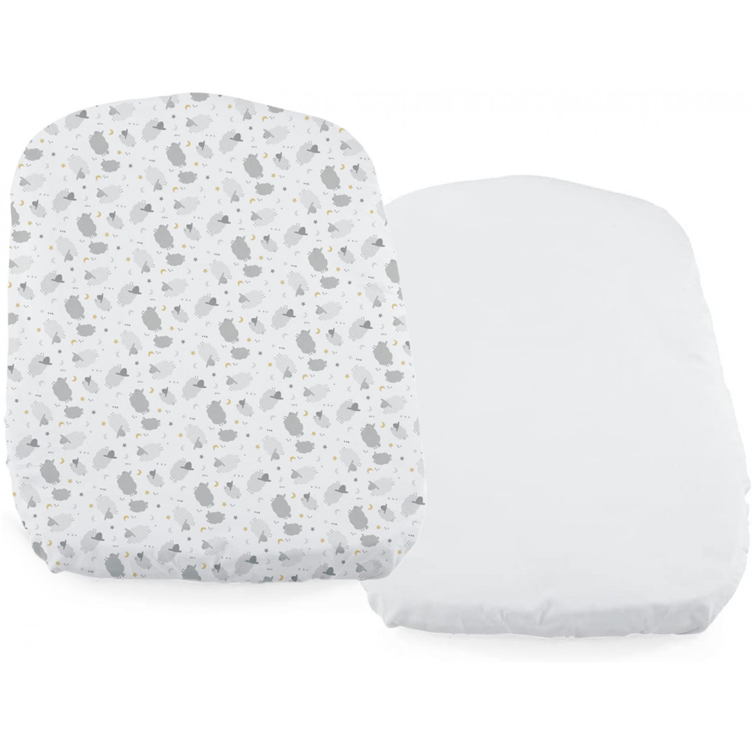 Chicco Spannbettlaken 2 Stück Baby Hug Weiß Chicco Spannbettlaken 2 Stück Baby Hug Weiß von CHICCO