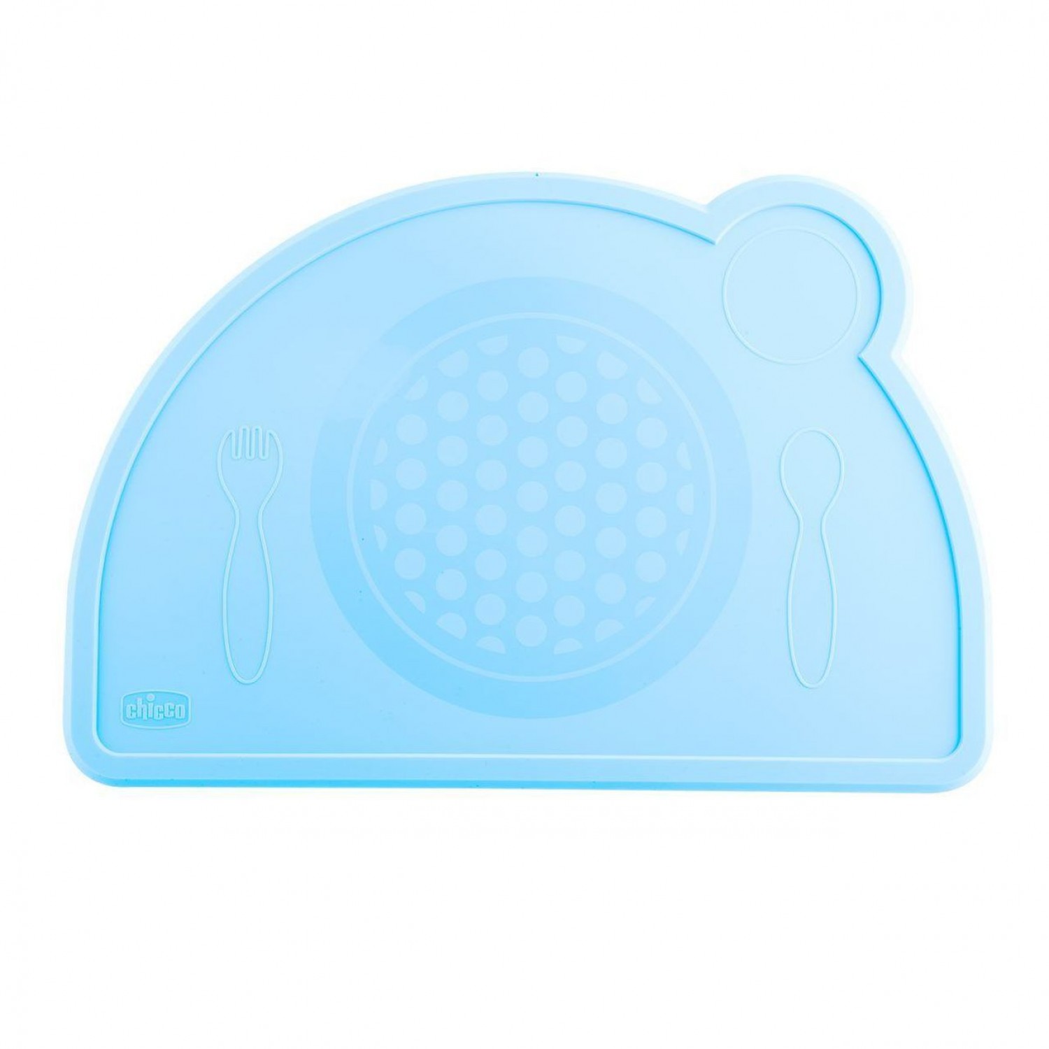 Chicco Tischset aus hellblauem Silikon Chicco Tischset aus hellblauem Silikon von CHICCO