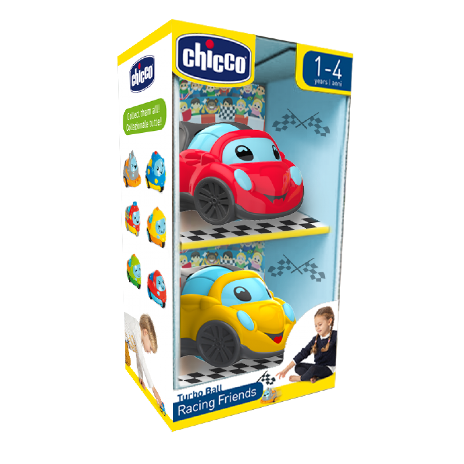 Chicco Turbo Ball Racing Friends Spielzeugautos von CHICCO