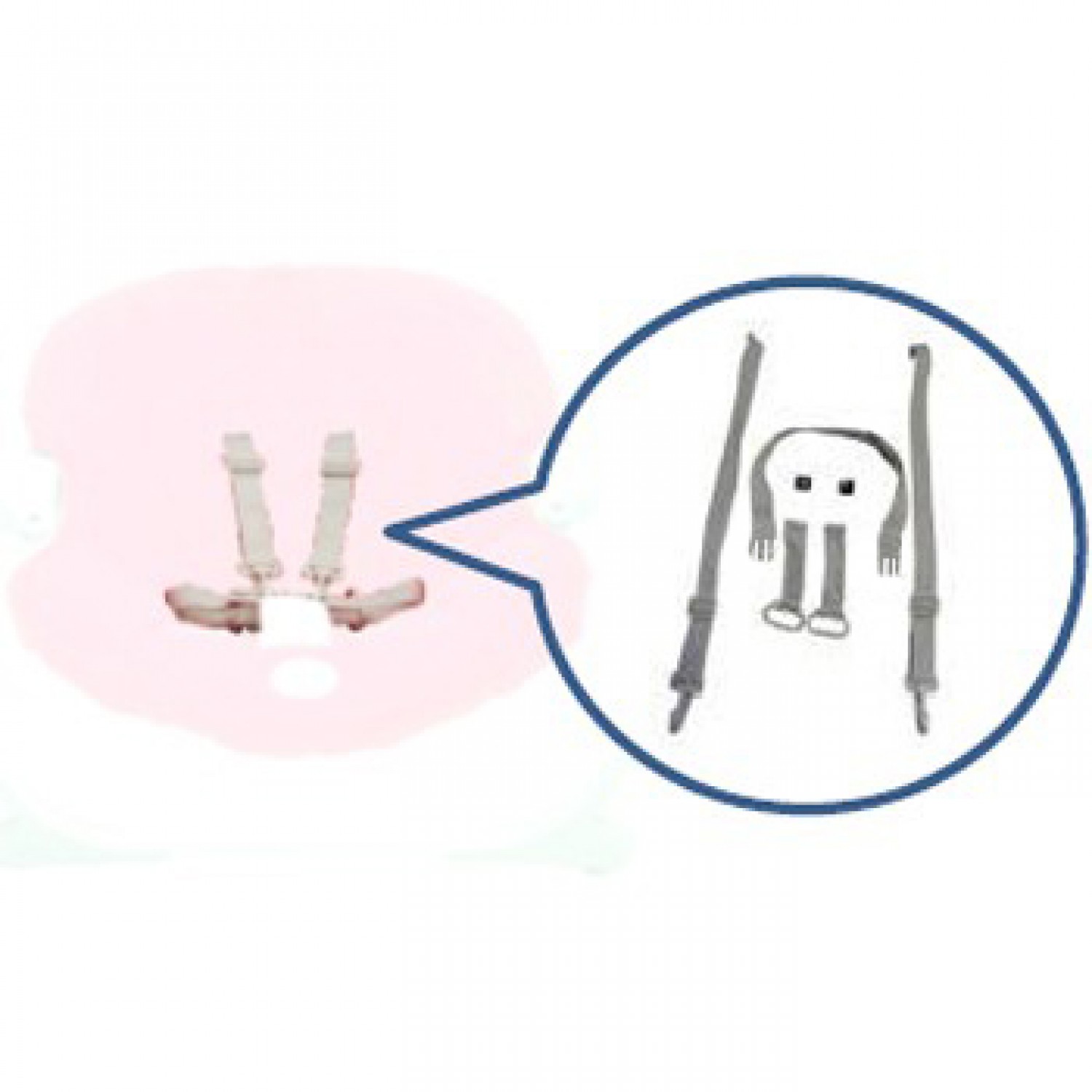 Cinturine Altalena Chicco Polly Swing Up Cinturine Altalena Chicco Polly Swing Up von CHICCO