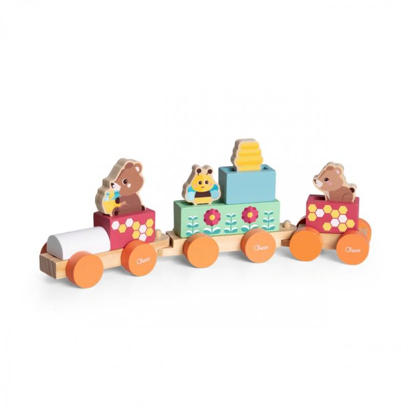 Gioco Montessoriano Chicco My Wood Friends Treno degli Orsetti von CHICCO