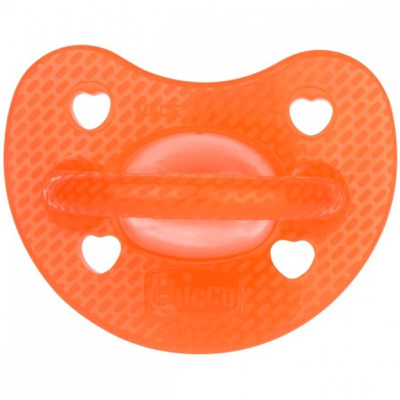 Gommotto Chicco PhysioForma Luxe Silicone 6-16m Arancio von CHICCO