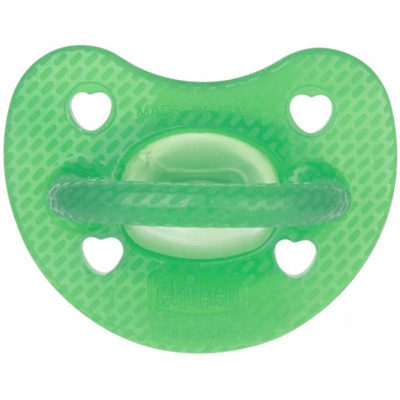 Gommotto Chicco PhysioForma Luxe Silicone 6-16m Verde von CHICCO