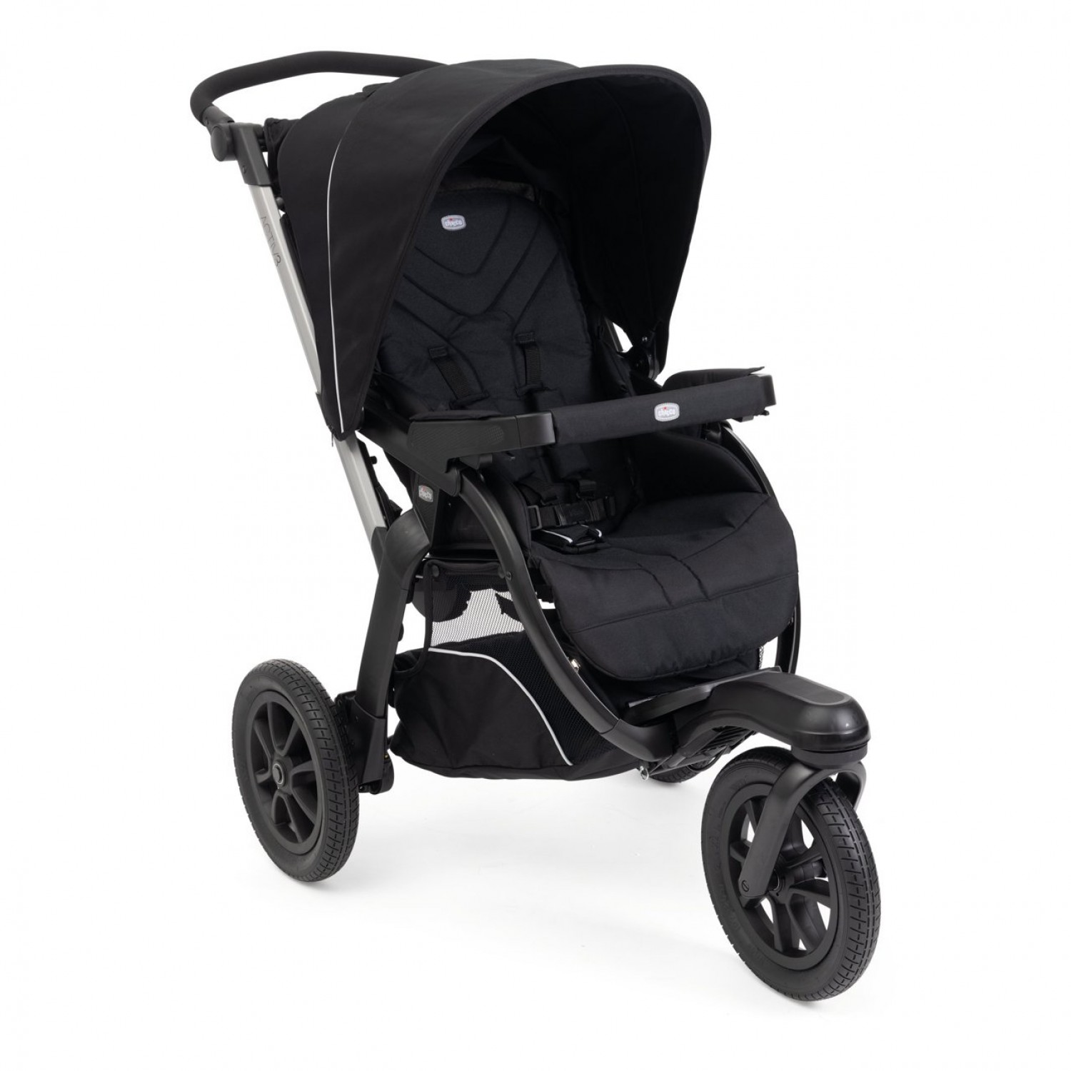 Passeggino Chicco Activ3 Ebony con Parapioggia Portata 22 kg von CHICCO