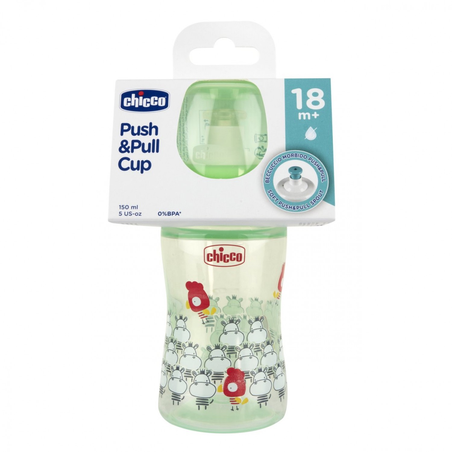 Tazza Push&Pull Chicco Verde 18m+ Tazza Push&Pull Chicco Verde 18m+ von CHICCO