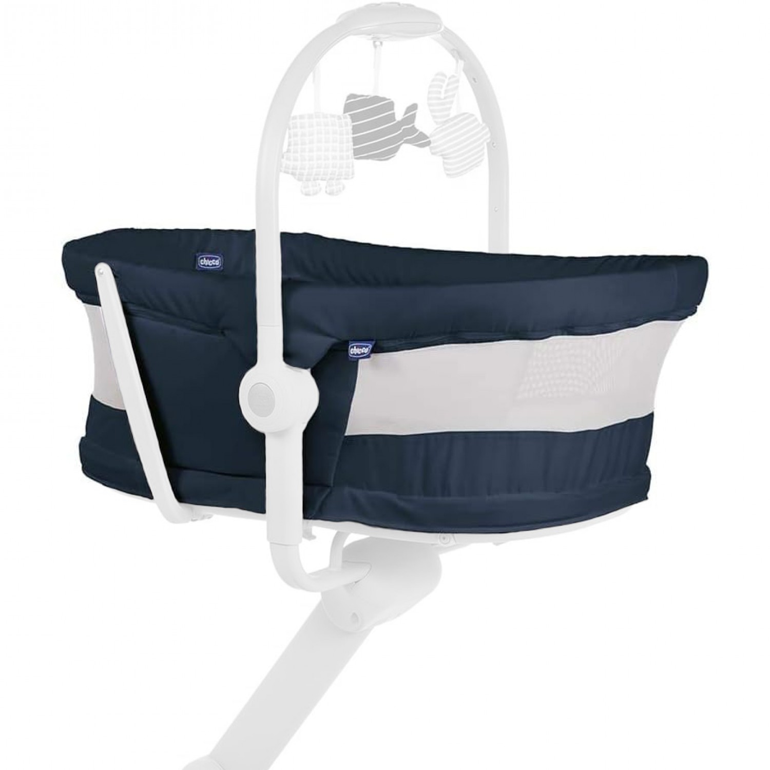 Textilbezug für Babybett Chicco Baby Hug 4 in 1 Air India Ink von CHICCO