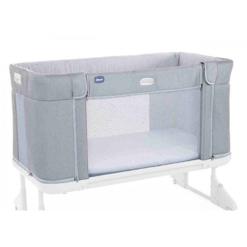 Textilbezug für Chicco Next2Me Forever Kinderbett Ash Grey von CHICCO