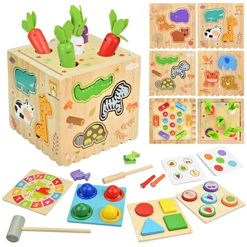 8 in 1 Motorikspielzeug, Motorikwürfel Aktivitätswürfel aus Holz, Tierklassifizierung Montessori Spielzeug ab 3 4 5 Jahr, Lernspielzeug Steckwürfel Spielzeug für die Früherziehung für Kinder Geschenk 8 in 1 Motorikspielzeug, Motorikwürfel Aktivitätswürfel aus Holz, Tierklassifizierung Montessori Spielzeug ab 3 4 5 Jahr, Lernspielzeug Steckwürfel Spielzeug für die Früherziehung für Kinder Geschenk von CHICHI:OÜ