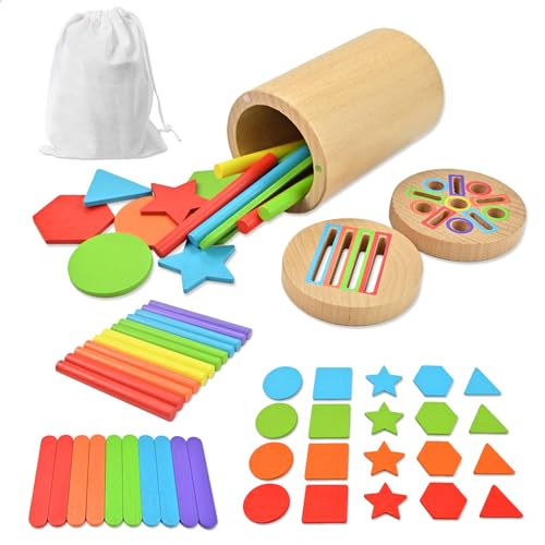 CHICHI:OÜ Montessori Spielzeug ab 3 4 5 Jahre, 3-in-1 Holz Sortierspiel Kinder, Baby Farbe Sortierspiel, Kleinkind Sensorik Motorikspielzeug ab 3 4 5 Jahr, Lernspielzeug Sensorik Kleinkinder CHICHI:OÜ Montessori Spielzeug ab 3 4 5 Jahre, 3-in-1 Holz Sortierspiel Kinder, Baby Farbe Sortierspiel, Kleinkind Sensorik Motorikspielzeug ab 3 4 5 Jahr, Lernspielzeug Sensorik Kleinkinder von CHICHI:OÜ