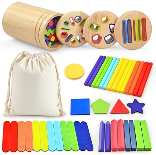 CHICHI:OÜ Montessori Spielzeug ab 3 4 5 Jahre, 3-in-1 Holz Sortierspiel Kinder, Baby Farbe Sortierspiel, Kleinkind Sensorik Motorikspielzeug ab 3 4 5 Jahr, Lernspielzeug Sensorik Kleinkinder CHICHI:OÜ Montessori Spielzeug ab 3 4 5 Jahre, 3-in-1 Holz Sortierspiel Kinder, Baby Farbe Sortierspiel, Kleinkind Sensorik Motorikspielzeug ab 3 4 5 Jahr, Lernspielzeug Sensorik Kleinkinder von CHICHI:OÜ