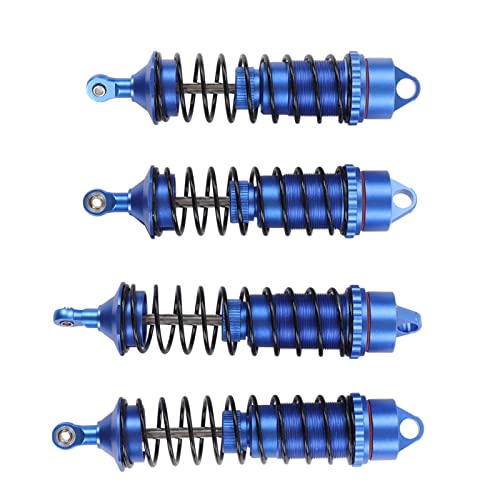 4 Stücke RC Vorne Hinten Stoßdämpfer Für ARRMA 1/8 Für Typhon Für Ausgestoßene Aluminium RC Auto Frühling Dämpfer (Blau) von CHICIRIS