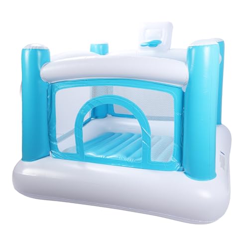 Bounce House, Jump House, Verdickte PVC Aufblasbare Hüpfburg mit Abnehmbarer Matte für den Innenraum Im Freien von CHICIRIS