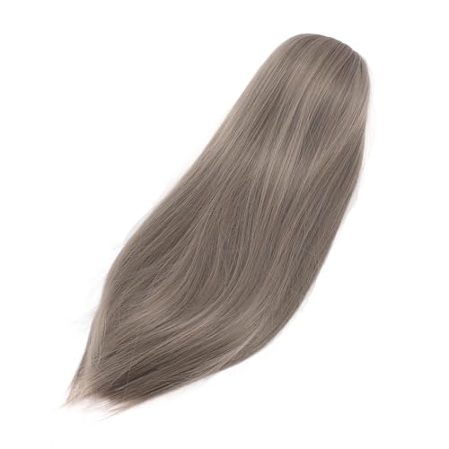 CHICIRIS 1/4 Puppe Lange Gerade Perücke Weiche Hochtemperaturseide für 7-8-Zoll-Puppen-DIY-Styling-Kugelgelenk Puppenhaarperücke für (Gitter) von CHICIRIS