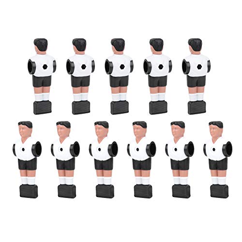 CHICIRIS 11pcs Tischfußballfiguren Ersatz 11pcs Foosballspieler Tisch Fußballmänner Elegante Weiße Kleidung Schwarz Haarturnierstil Harzmaterial mit Einfacher Installation CHICIRIS 11pcs Tischfußballfiguren Ersatz 11pcs Foosballspieler Tisch Fußballmänner Elegante Weiße Kleidung Schwarz Haarturnierstil Harzmaterial mit Einfacher Installation von CHICIRIS