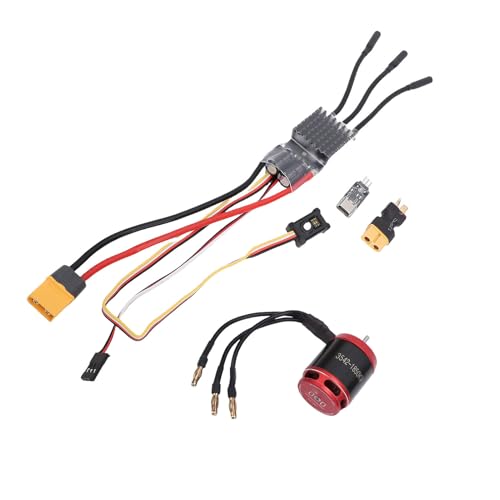 CHICIRIS 1850 KV Bürstenloser ESC -Motorset, Kompakte Größe, Eingebaute in Eingebaute BEC mit USB -Anschluss für RC -Autos, Crawlers und Leichtflugzeuge, Geeignet für Axiale SCX10 RC CHICIRIS 1850 KV Bürstenloser ESC -Motorset, Kompakte Größe, Eingebaute in Eingebaute BEC mit USB -Anschluss für RC -Autos, Crawlers und Leichtflugzeuge, Geeignet für Axiale SCX10 RC von CHICIRIS