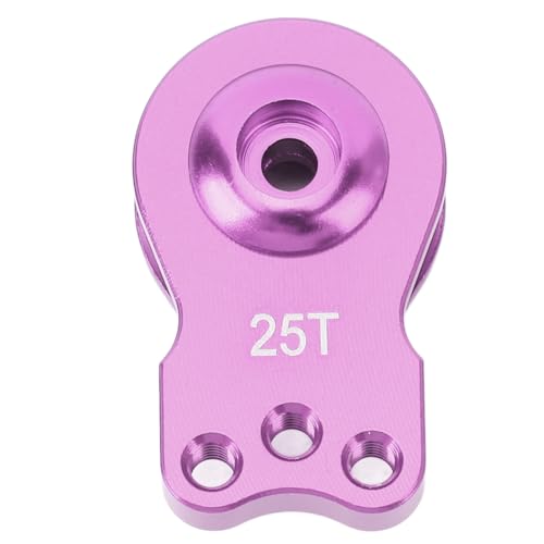 CHICIRIS 25T Servo Horn für RC -Auto 25T RC -Auto Servo Arm Aluminiumlegierung Saver Hohe Genauigkeit Leichtes Haltbarer Verbesserter Festigkeit mit Verbesserter Lenkgenauigkeit für 1/10 (Purple) von CHICIRIS