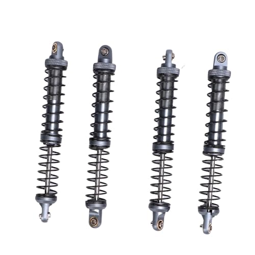 CHICIRIS 4pcs 110 Mm RC StoßDämpfer Dämpfer Doppelte Federschocks für 1/10 RC Crawler Car Upgrade -Teile (Ti-Farbe) von CHICIRIS