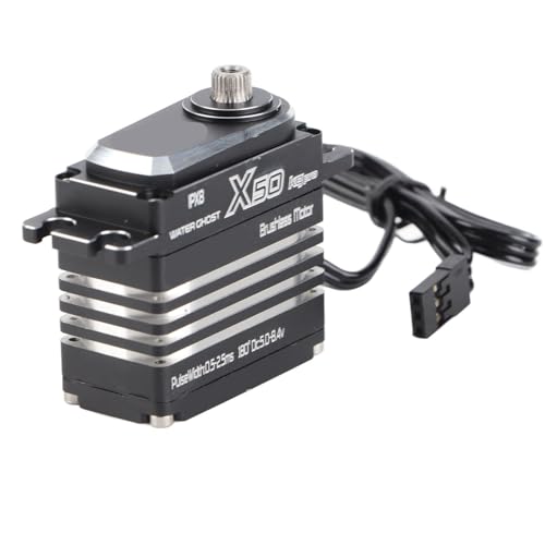 CHICIRIS 50 Kg RC Digitales Servo, Sehr Langlebiges Wasserdichtes Design, Leistungsstarke Leistung, Vielseitige Verwendung, mit Zusätzlichem Gang und Wellenstift für 1/8 1/10 RC -Roboterboot, CHICIRIS 50 Kg RC Digitales Servo, Sehr Langlebiges Wasserdichtes Design, Leistungsstarke Leistung, Vielseitige Verwendung, mit Zusätzlichem Gang und Wellenstift für 1/8 1/10 RC -Roboterboot, von CHICIRIS
