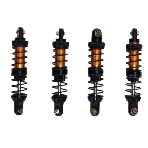 CHICIRIS 70 -mm -RC -Stoßdämpfer Set, 4pcs Double Stufe Federlegungslegierung Stoßdämpfer Absorber für 1/10 RC -Autos (Gold) von CHICIRIS