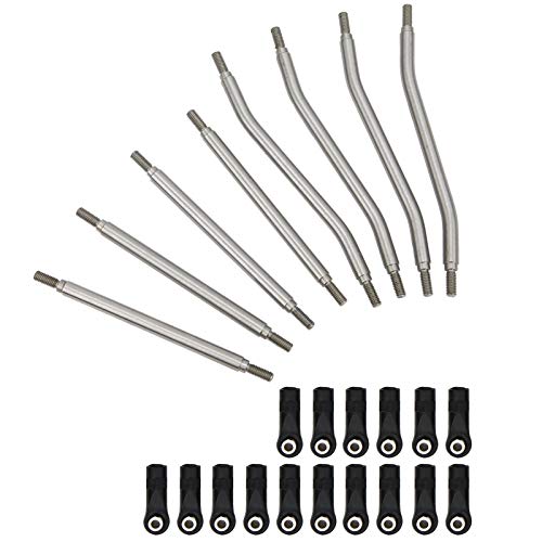 CHICIRIS 8pcs RC -Lenkungsstange, Upgrade -Bindungs -Kit mit Unterer Schwerkraft für Axiale Capra AXI03004 Fernbedienungsauto, Bestehend aus Edelstahl -Kunststoff, Einfacher Baugruppe, CHICIRIS 8pcs RC -Lenkungsstange, Upgrade -Bindungs -Kit mit Unterer Schwerkraft für Axiale Capra AXI03004 Fernbedienungsauto, Bestehend aus Edelstahl -Kunststoff, Einfacher Baugruppe, von CHICIRIS