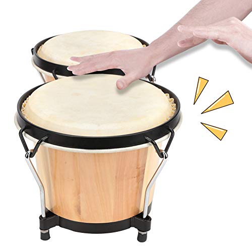 CHICIRIS Afrikanischer Drum Wood Great Tone Einfach für Musikspieler Percussion Drum Sheepell zu Spielen CHICIRIS Afrikanischer Drum Wood Great Tone Einfach für Musikspieler Percussion Drum Sheepell zu Spielen von CHICIRIS