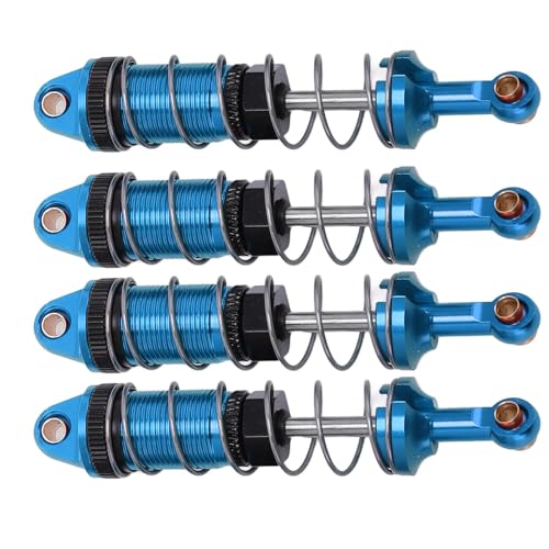 CHICIRIS Aluminium -Stoßdämpferdämpfer -Verbesserung Einstellbare Weichheit Easy Installation Mode Design für MN128 MN86 G500 1/12 RC Auto mit Premium Legierungskonstruktion (Blue) von CHICIRIS