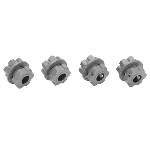 CHICIRIS Aluminiumlegierung 17mm RC -Hub -Nuss Radantriebsantriebsadapter, Leichtes Design, Hohe Sicherheitsstufen für, X Maxx, E RC Autos mit Stiften (Ti-Farbe) von CHICIRIS