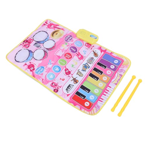 CHICIRIS Babymusikmatte, Klavier und 2 von 1 5 Musikinstrumente Klingen für Toddianer Lehrreich (PINK) von CHICIRIS