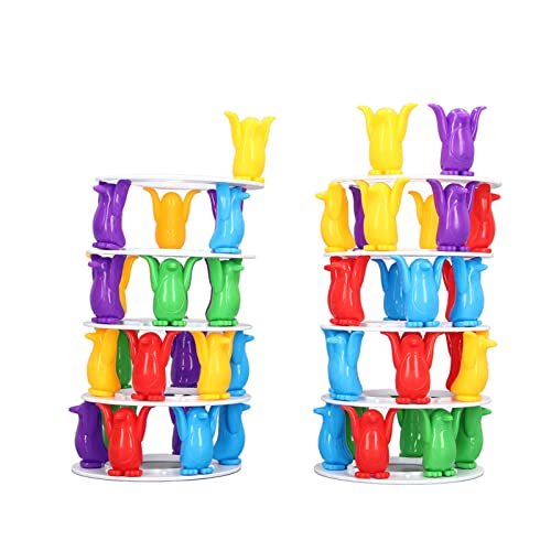 CHICIRIS Blockstapel -Spiel aus Balancing Block Stapel Pinguins Strategische Turmstapelspielzeug für, Plastik 3 Jahre alt+ Handaugenkoordination Übung CHICIRIS Blockstapel -Spiel aus Balancing Block Stapel Pinguins Strategische Turmstapelspielzeug für, Plastik 3 Jahre alt+ Handaugenkoordination Übung von CHICIRIS