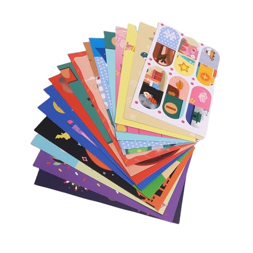 CHICIRIS Circuit Kit, DIY -Papierkreis -Kit für Kinder, Lustiges STEM Science Education Toy mit LED -Leuchten Enthält 15 Grußkarten von CHICIRIS