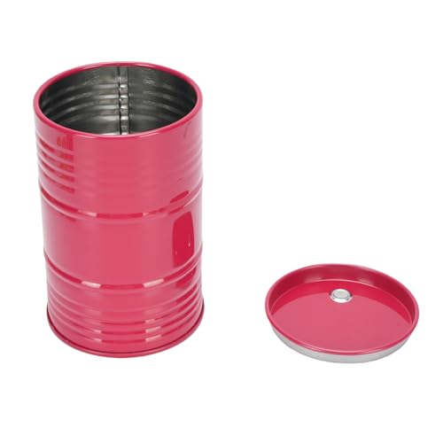 CHICIRIS Dekoration von Metall -Kraftstofftank, RC -Öltrommeldekoration Wetter Widerstand (Rot) von CHICIRIS