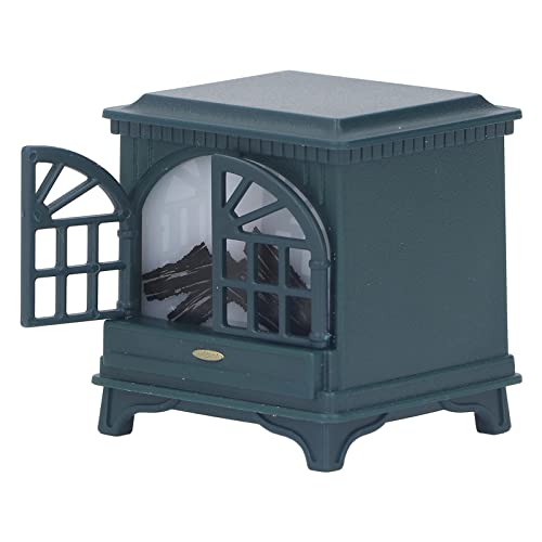 CHICIRIS Dollhouse Kamin, 1 12 Dollhouse Kamin Kunststoff Miniaturkamin Puppenhaus Miniatur-Kaminsims Mini-Möbel Dekoration Zubehör (Bordeaux) von CHICIRIS
