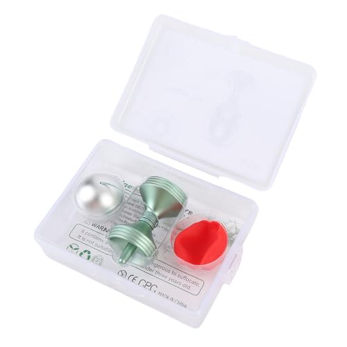CHICIRIS Drehungspersonenspielzeug, Legierbares Tragbares Schreibtischspielzeug mit Silikonabdeckung für Büro (Green) von CHICIRIS