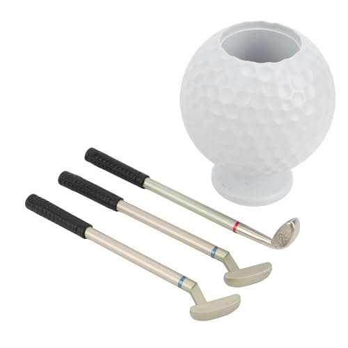 CHICIRIS Golfball Decorative Pen Organizer, Nicht-Schlupf-Basis, Spaß- und Praktischer Bürgermeister, Modernes Kunsteinzug, Multifunktionaler Lagerung, Exquisite Handwerkskunst mit 3 Club für Zuhause CHICIRIS Golfball Decorative Pen Organizer, Nicht-Schlupf-Basis, Spaß- und Praktischer Bürgermeister, Modernes Kunsteinzug, Multifunktionaler Lagerung, Exquisite Handwerkskunst mit 3 Club für Zuhause von CHICIRIS