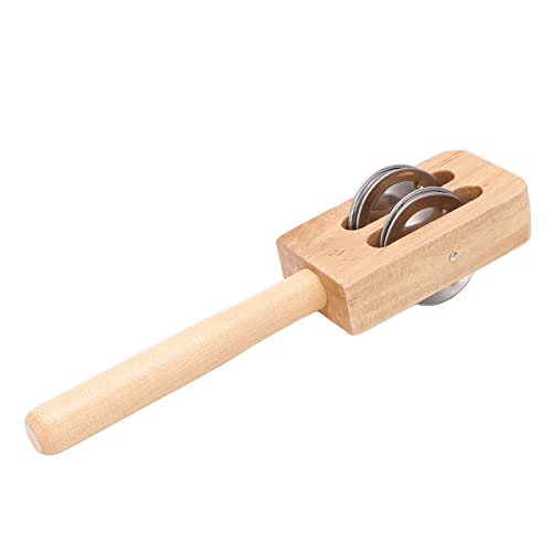 CHICIRIS Hand Jingle Bell Süßer Sound Koordination Verbesserung Holz Jingle Stick Innen/Outdoor CHICIRIS Hand Jingle Bell Süßer Sound Koordination Verbesserung Holz Jingle Stick Innen/Outdoor von CHICIRIS