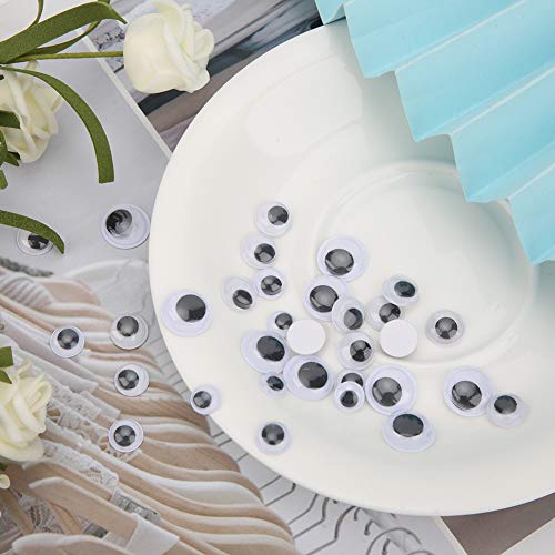 CHICIRIS Hochwertige Plastikspielzeugaugen, 800pcs schwarz-weiß Bewegliche Augapfel-DIY-Accessoires für Handgefertigtes Handwerk, Puppen, Teddybären, 4-12 Mm Größen CHICIRIS Hochwertige Plastikspielzeugaugen, 800pcs schwarz-weiß Bewegliche Augapfel-DIY-Accessoires für Handgefertigtes Handwerk, Puppen, Teddybären, 4-12 Mm Größen von CHICIRIS