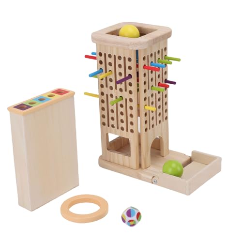 CHICIRIS Holzbrettspiel 3 in 1 Farbenfrohen Holzstöcken Würfelspiel, Bildungsmathematikspielzeug für Interaktives Spiel, Unterhaltsames Zählen von Spielzeug für das Lernen von CHICIRIS Holzbrettspiel 3 in 1 Farbenfrohen Holzstöcken Würfelspiel, Bildungsmathematikspielzeug für Interaktives Spiel, Unterhaltsames Zählen von Spielzeug für das Lernen von von CHICIRIS