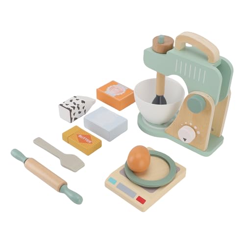 CHICIRIS Holzmixer -Set Tun, Tun Lebensmittel Sets Spielen Küchenzubehört von CHICIRIS