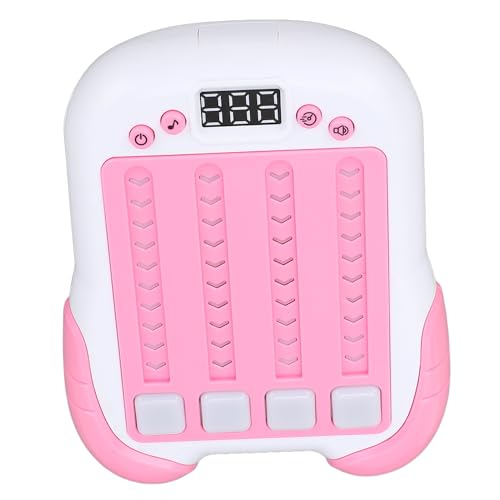 CHICIRIS Kids Rhythmus Game Machine Handspielzeug für mit Leuchtenden Tasten Tragbare Interaktive Spiele Safe Safe Design Multi -Level -Herausforderungen (PINK) von CHICIRIS