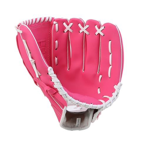 CHICIRIS Langlebiger Linker Baseballhandschuh mit Tiefen Tasche, Weicher Flusen, PU -Lederhandschuh für Jugendliche Erwachsene mit Verstärkten Stichen, Geeignet für (12,5 Zoll) von CHICIRIS
