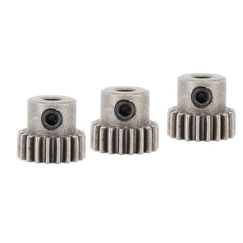 CHICIRIS Langlebiger RC -Auto Motorgetriebe, Hochpräziöser Stahlritzel, RC -Autotor Getriebe, Rostfeste Ersatzteile für Axiale HSP, Ausgelegt für HSP, Axial, (21T) von CHICIRIS