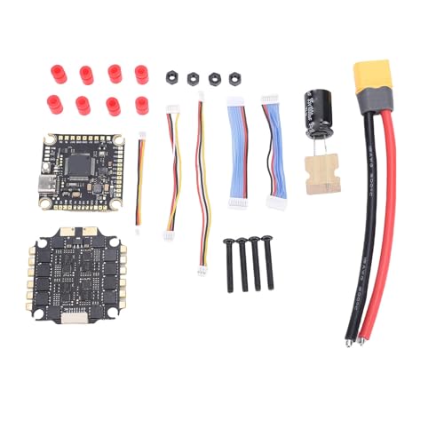 CHICIRIS Leiterplatte, F405 F4 V3S Plus Flugcontroller 55A 65A Drone ESC -Platine mit Empfänger CNC Kühlkörper Niedrige ESR -Kondensatoren für die Reparatur von Drohnen von CHICIRIS