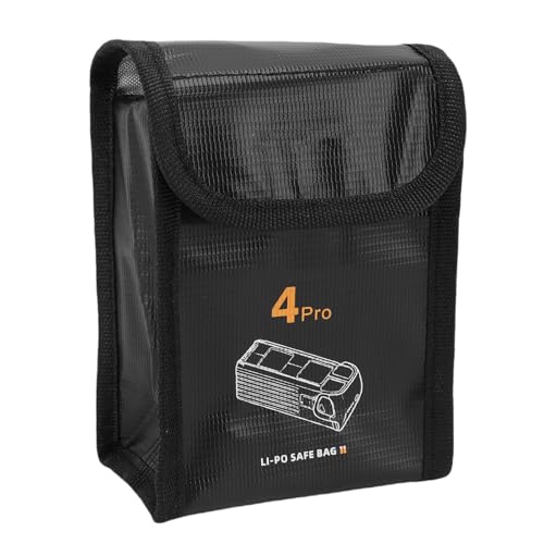 CHICIRIS Lipo -Batterie -Sicherheitsbeutel, Geeignet für 4 Pro -Drohne mit Exquisiter Handwerkskunst, Bietet Platz für 2 Batterien aus Explosionssicherem Stoff CHICIRIS Lipo -Batterie -Sicherheitsbeutel, Geeignet für 4 Pro -Drohne mit Exquisiter Handwerkskunst, Bietet Platz für 2 Batterien aus Explosionssicherem Stoff von CHICIRIS