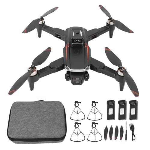 CHICIRIS Luftfotografie Fernbedienung Drohne, Luftbauer -Fotografie -Drohne HD Elektrische Einstellung Linsen Intelligent Hindernisvermeidung GPS -Drohne mit (3 Batterien) von CHICIRIS