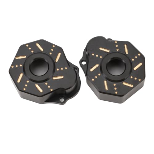 CHICIRIS Messing Vordere und Hintere Portalabdeckungsgehäuse, 2pcs Lenkknöchelportal -Gehäuse mit, wegen Resistent, Stabil und Zuverlässig, Geeignet für Vordere und Hintere Achsen Geeignet von CHICIRIS