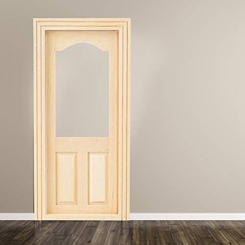 CHICIRIS Mini-Simulationen-Holz-DIY-Türmöbel für 1:12 Puppenhaus-Zubehör CHICIRIS Mini-Simulationen-Holz-DIY-Türmöbel für 1:12 Puppenhaus-Zubehör von CHICIRIS