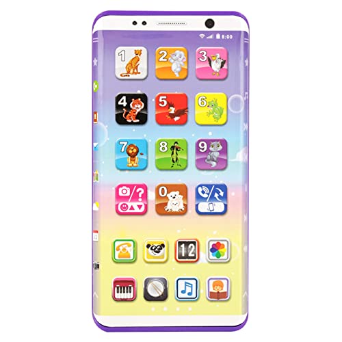 CHICIRIS Multifungionales Intelligentes Telefon-Kinderspielegug, Tragbares Pädagogische Intelligenz Telefon-Lielzug MIT USB-Anschluss-Touchscreen für Art-Kind-Baby von CHICIRIS