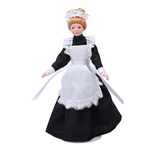 CHICIRIS Niedlich 1:12 Puppenhausmädchen-Puppe, Hochsimulierten, Bewegliches, Handgefertigtes DIY-mini-keramikpuppenmodell für Puppenhaus CHICIRIS Niedlich 1:12 Puppenhausmädchen-Puppe, Hochsimulierten, Bewegliches, Handgefertigtes DIY-mini-keramikpuppenmodell für Puppenhaus von CHICIRIS