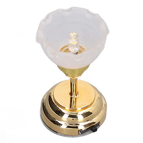 CHICIRIS PUPPENHAUS-CUPPELLAMPE, MINI-KUPPELTE IM MAßSTAB 1:12, Blumenform, Miniatur-Puppenhaus-Licht für Heibim CHICIRIS PUPPENHAUS-CUPPELLAMPE, MINI-KUPPELTE IM MAßSTAB 1:12, Blumenform, Miniatur-Puppenhaus-Licht für Heibim von CHICIRIS