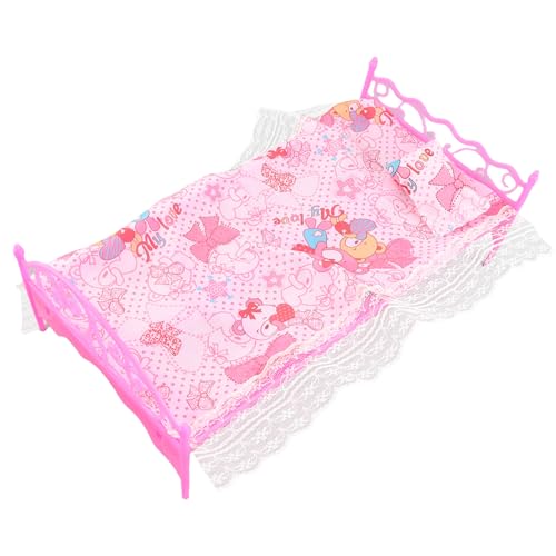 CHICIRIS PUPPENHAUS-SCHLAFZIMMERERMöbel, Minibett mit Kissen und Laken Fürr, Wunderschöne Blumenmusterdetails, Tolles Gegenk für CHICIRIS PUPPENHAUS-SCHLAFZIMMERERMöbel, Minibett mit Kissen und Laken Fürr, Wunderschöne Blumenmusterdetails, Tolles Gegenk für von CHICIRIS